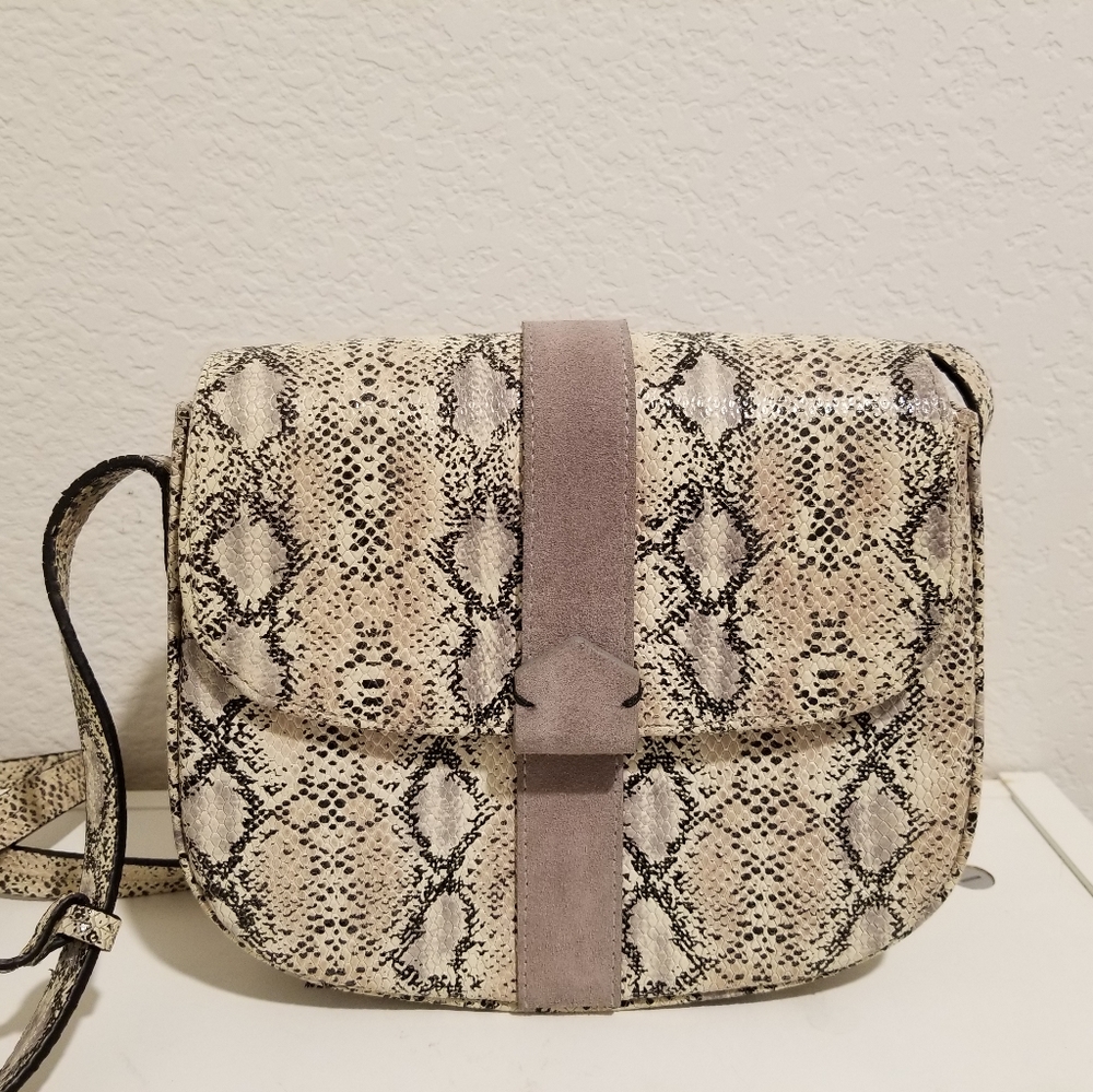 KAANAS Biancame Snake Cross Body Crossbody Bag Purse